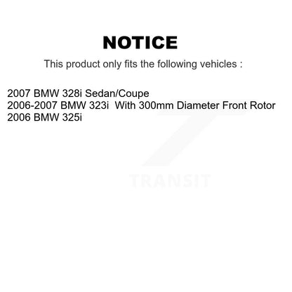 [Avant + Arrière] Kit de disque (revêtu) de frein pour BMW 328i 325i 323i KG-101036