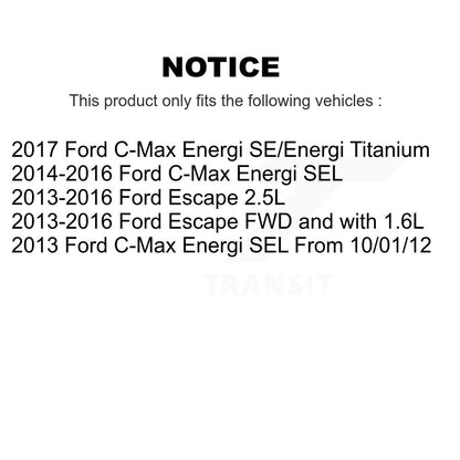 [Avant + Arrière] Kit de disque (revêtu) de frein pour Ford Escape C-Max KG-101066