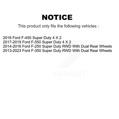 [Avant] Kit d'ensemble disque (revêtu) de frein à disque (revêtu) et moyeu pour Ford F-350 Super Duty F-250 F-450 F-550 KG-101224