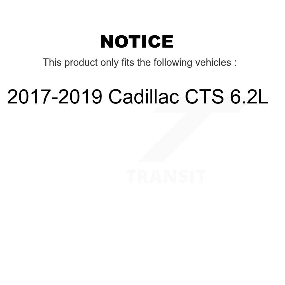 [Avant + Arrière] Kit de disque (revêtu) de frein pour 2017-2019 Chevrolet Camaro Cadillac CTS KG-101229
