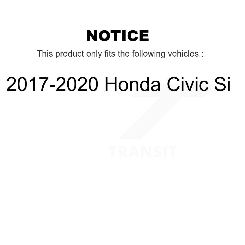 [Avant + Arrière] Kit de disque (revêtu) de frein pour 2017-2020 Honda Civic Si KG-101285