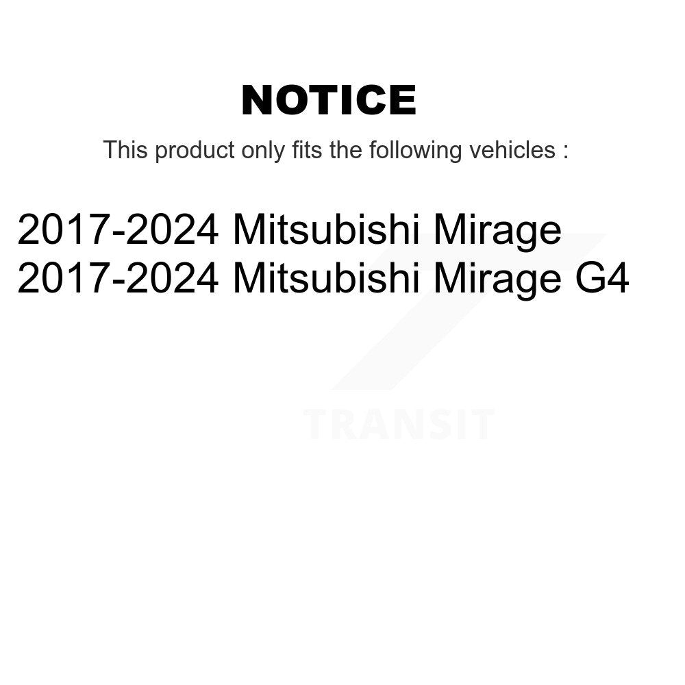 [Avant] Disque de frein pour 2017-2024 Mitsubishi Mirage G4 KG-101333