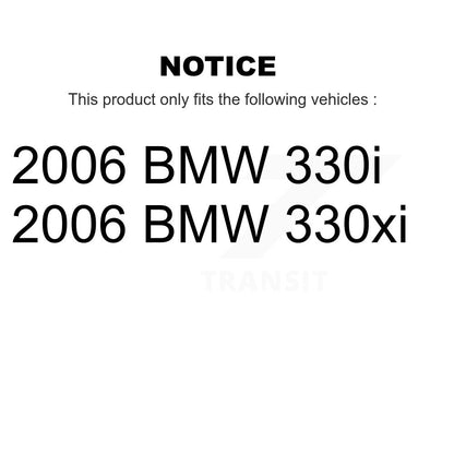 [Avant + Arrière] Kit de disque (revêtu) de frein pour BMW 330i 330xi X1 KG-101386