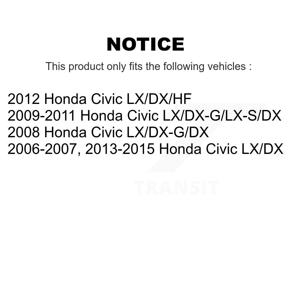 [Arrière] Kit de Tambour de frein pour Honda Civic KG-101400