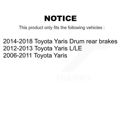 [Avant + Arrière] Kit d'ensemble disque de frein à disque et moyeu pour Toyota Yaris KG-101437