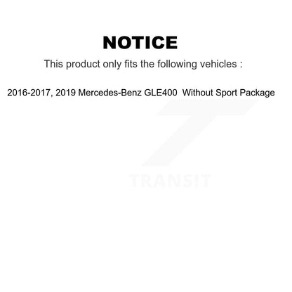 [Avant + Arrière] Kit de disque (revêtu) de frein pour Mercedes-Benz GLE400 sans Sport Package KG-101526