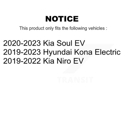 [Avant + Arrière] Kit de disque (revêtu) de frein pour Kia Niro EV Hyundai Kona Electric KG-101533