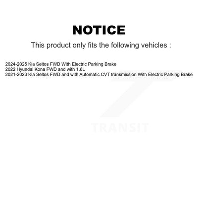 [Avant + Arrière] Kit de disque (revêtu) de frein pour Kia Hyundai Kona Seltos KG-101541