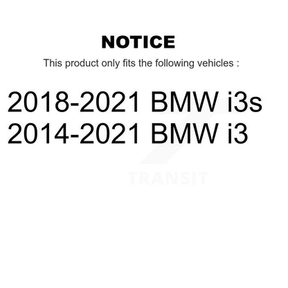[Avant + Arrière] Kit de disque (revêtu) de frein pour BMW i3 i3s KG-101556