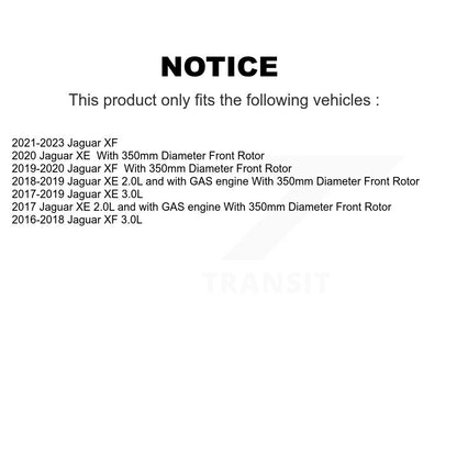 [Avant] Disque de frein pour Jaguar XE XF KG-101597