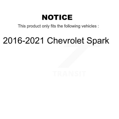 [Avant] Kit de disque (revêtu) de frein pour 2016-2021 Chevrolet Spark KG-101614