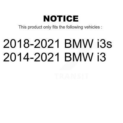 [Avant] Kit de disque (revêtu) de frein pour BMW i3 i3s KG-101615