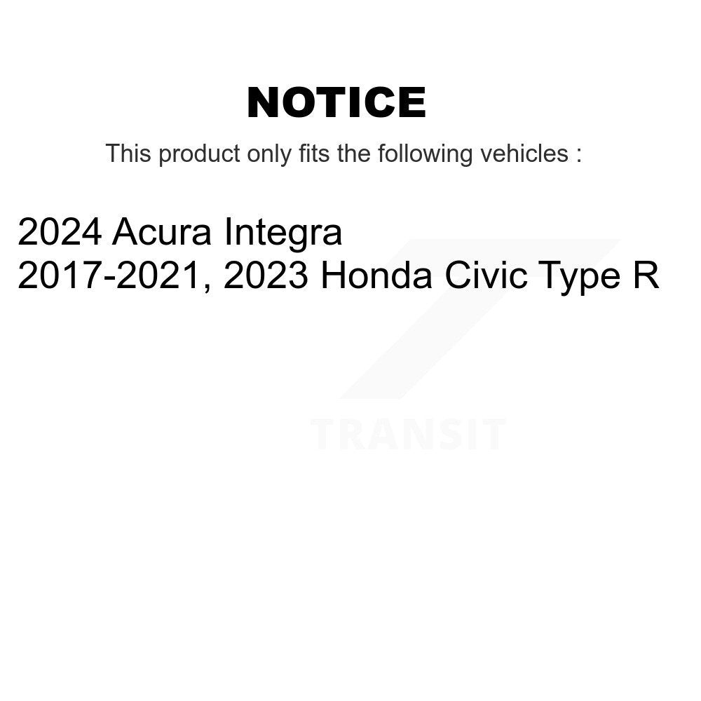 [Arrière] Kit de disque (revêtu) de frein pour Honda Civic Type R KG-101637