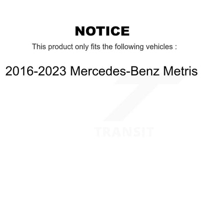 [Arrière] Kit de disque (revêtu) de frein pour 2016-2021 Mercedes-Benz Metris KG-101643