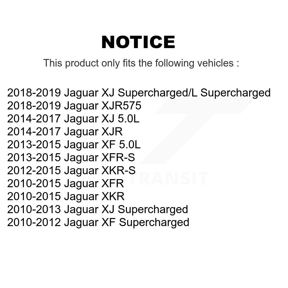 [Arrière] Kit de disque (revêtu) de frein pour Jaguar XF XJ XFR XFR-S XJR575 KG-101654