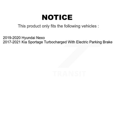 [Avant + Arrière] Kit de disque (revêtu) de frein pour Kia Sportage Hyundai Nexo KG-101702