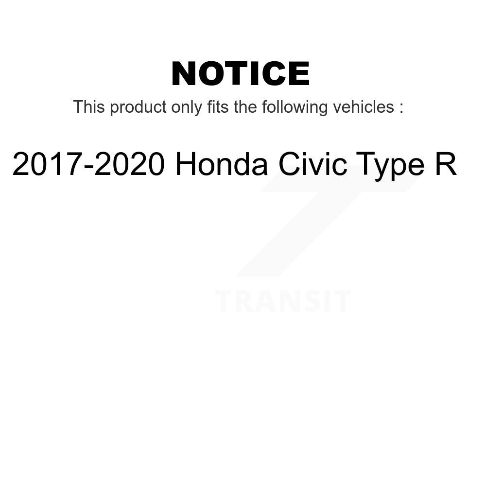 [Avant] Kit de disque (revêtu) de frein pour 2017-2020 Honda Civic Type R KG-101710