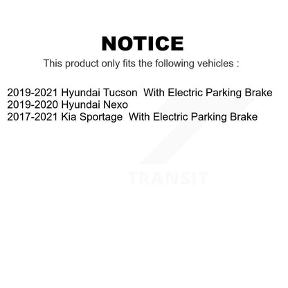 [Arrière] Kit de disque (revêtu) de frein pour Kia Sportage Hyundai Tucson Nexo KG-101729