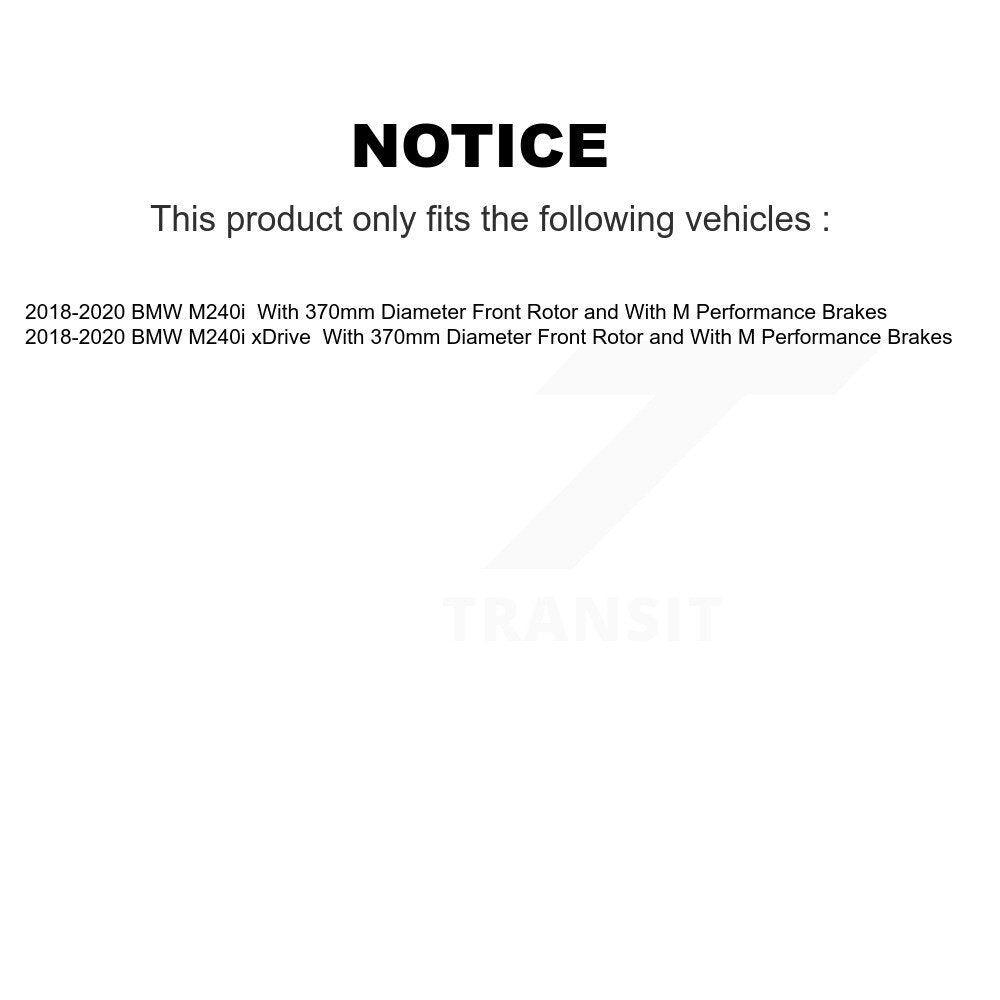 [Avant + Arrière] Kit de disque (revêtu) de frein pour BMW 230i xDrive M240i KG-101744