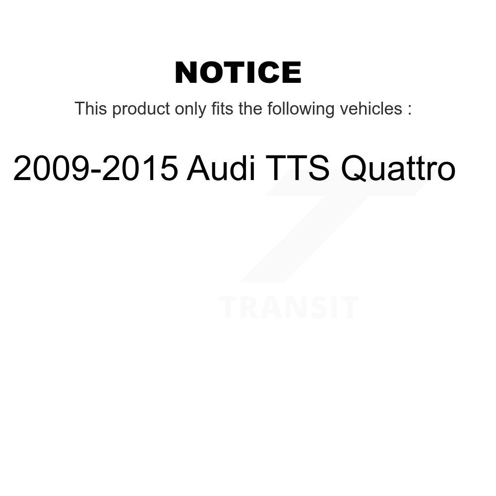 [Avant et Arrière] Disque de frein pour 2009-2015 Audi TTS Quattro KG-101749