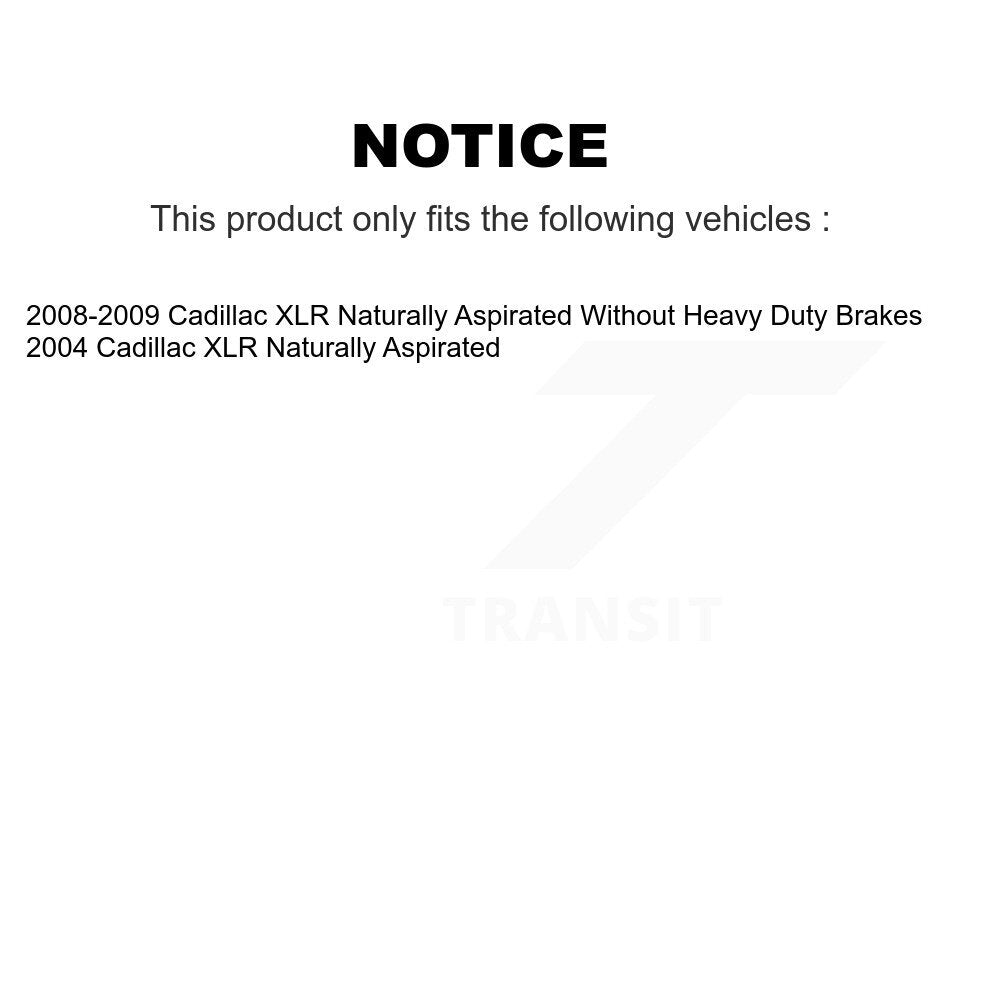 [Avant et Arrière] Disque de frein pour Cadillac XLR Naturally Aspirated KG-101764
