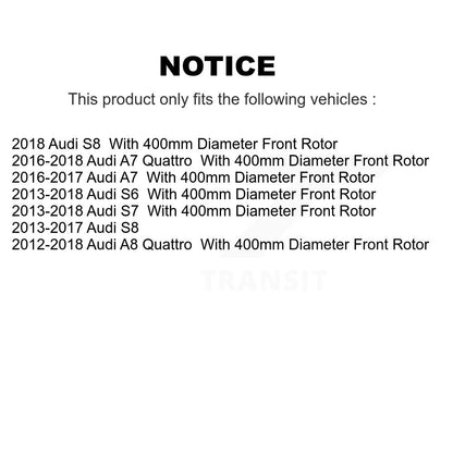 [Avant] Disque de frein pour Audi A7 Quattro A8 S6 S7 S8 KG-101789