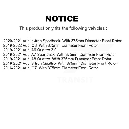 [Avant] Disque de frein pour Audi Q7 Q8 e-tron Quattro A6 A7 Sportback A8 KG-101793