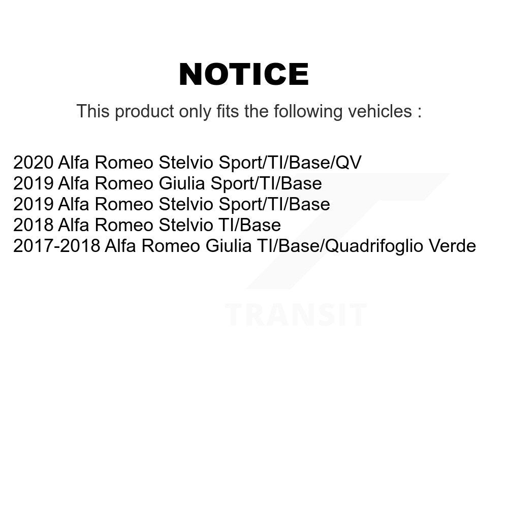 [Arrière] Disque de frein pour Alfa Romeo Stelvio Giulia KG-101798