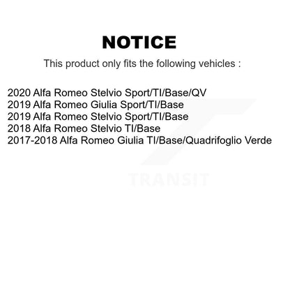 [Arrière] Disque de frein pour Alfa Romeo Stelvio Giulia KG-101798