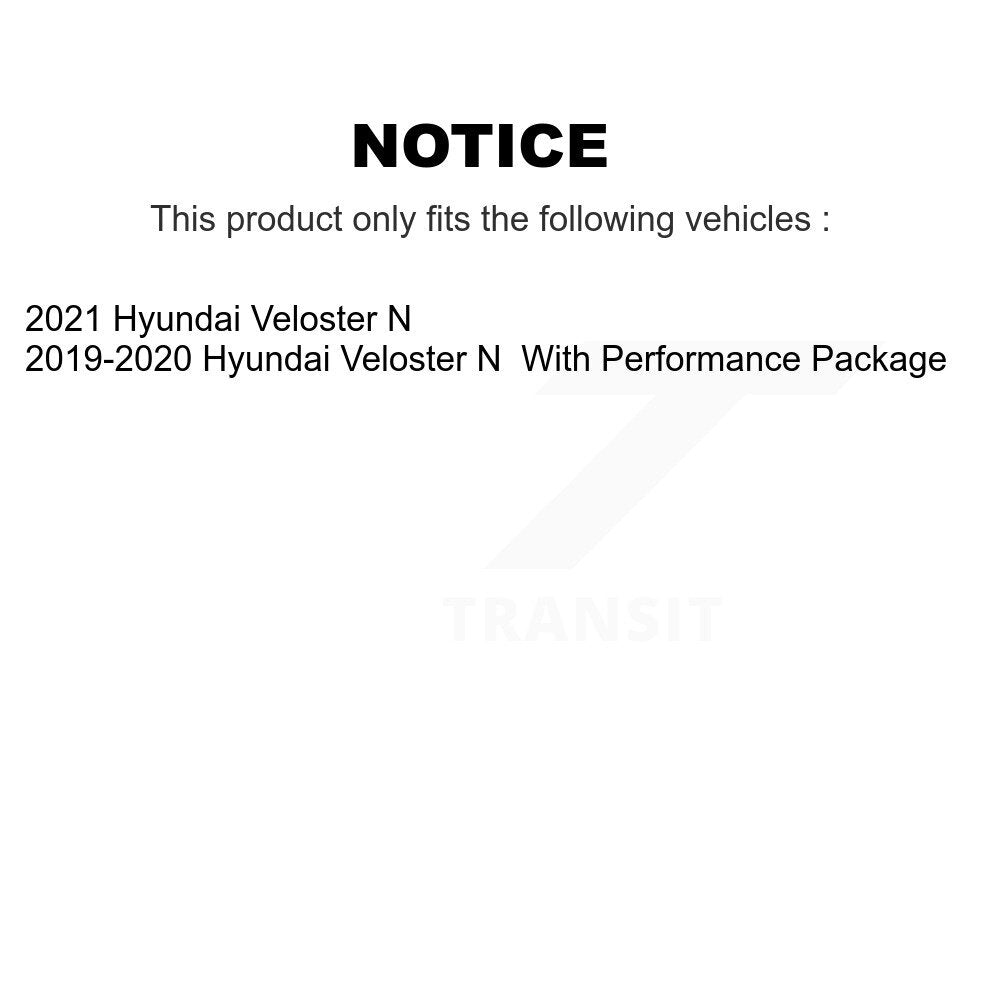 [Avant et Arrière] Disque de frein pour Hyundai Veloster N KG-101814
