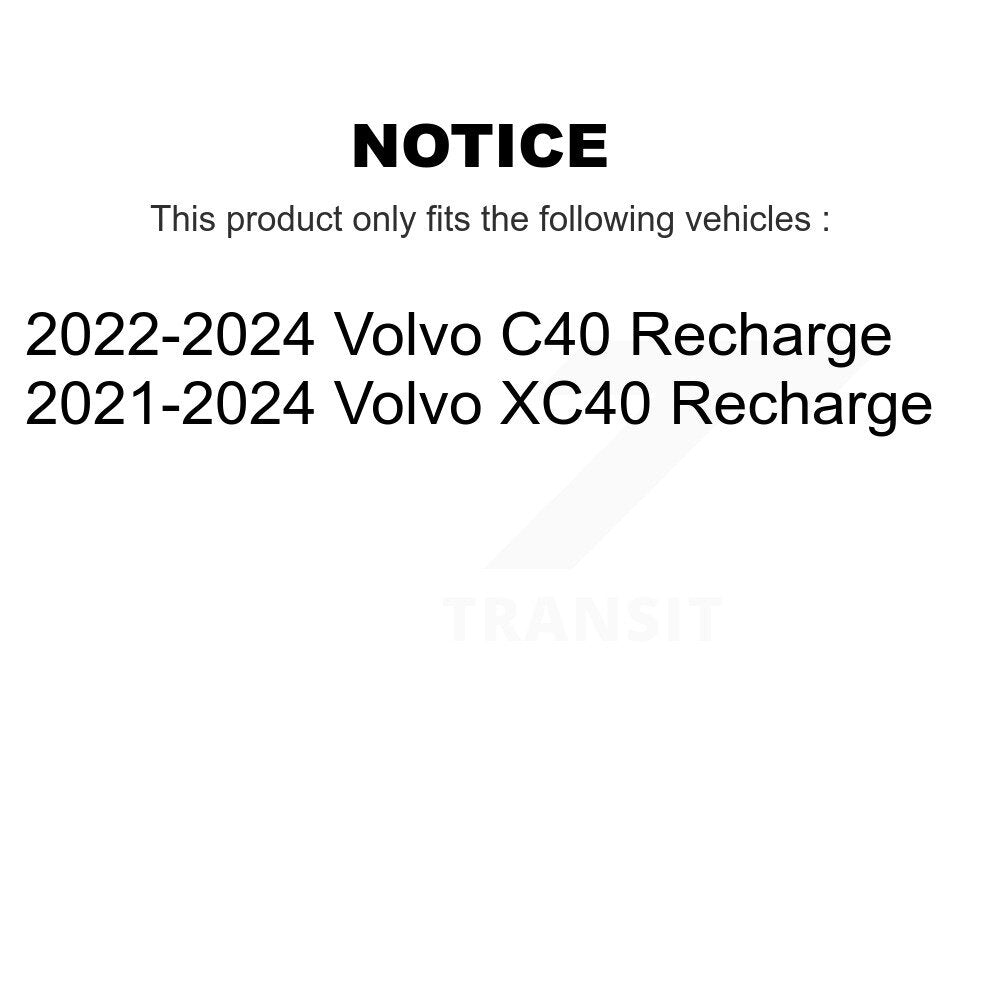 [Avant et Arrière] Disque de frein pour Volvo XC40 Recharge C40 KG-101815