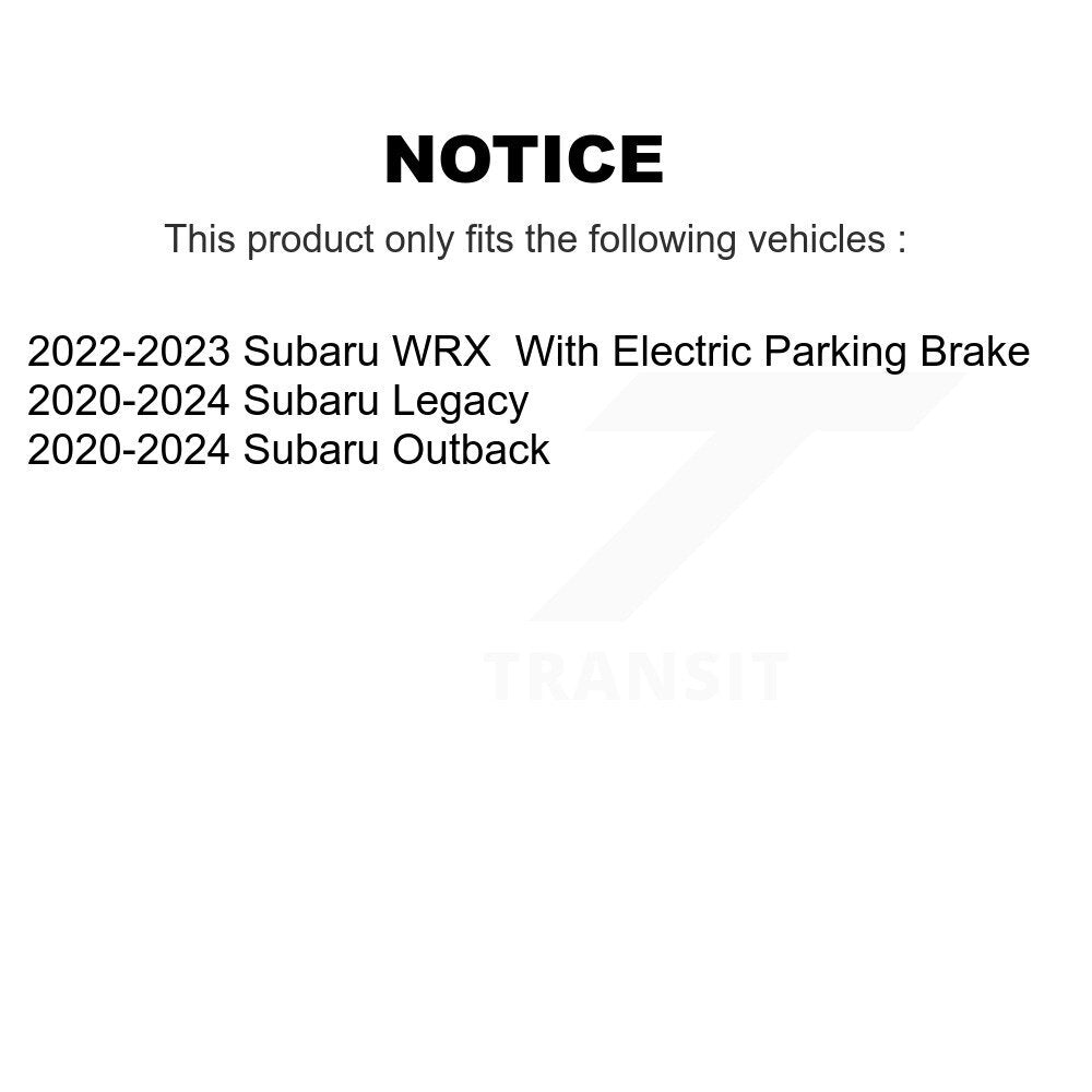 [Avant et Arrière] Disque de frein pour Subaru Outback WRX Legacy KG-101823