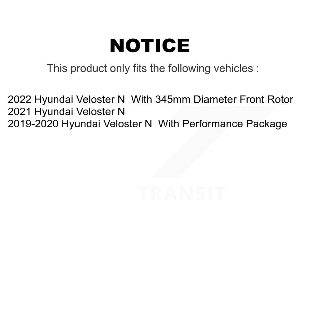 [Avant] Disque de frein pour Hyundai Veloster N KG-101824