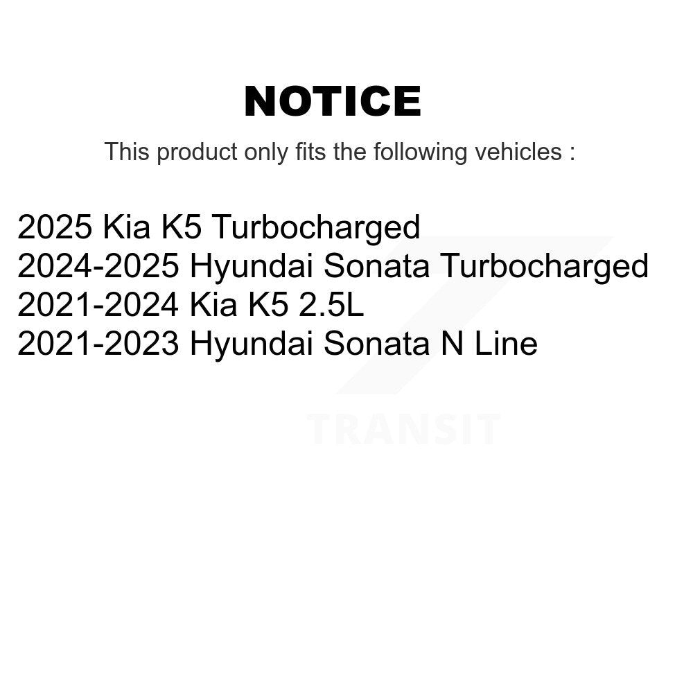 [Avant et Arrière] Disque de frein pour Hyundai Sonata Kia K5 KG-101876
