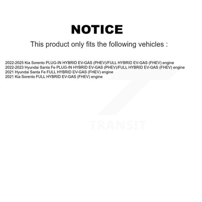 [Avant et Arrière] Disque de frein pour Hyundai Santa Fe Kia Sorento KG-101913