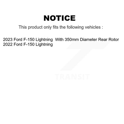 [Avant et Arrière] Disque de frein pour Ford F-150 Lightning KG-101941
