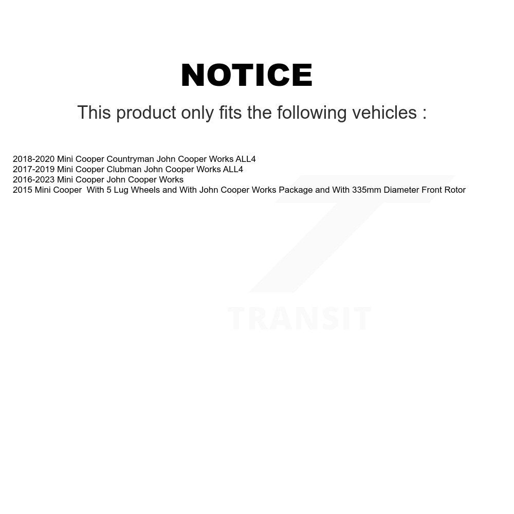 [Avant] Disque de frein pour Mini Cooper Countryman Clubman KG-101969