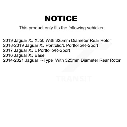 [Arrière] Disque de frein pour Jaguar F-Type XJ KG-101995