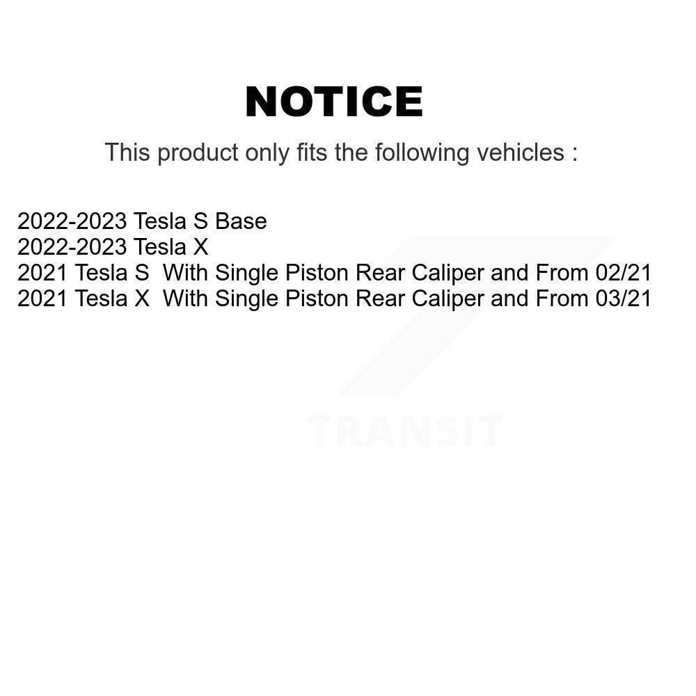 [Arrière] Disque de frein pour Tesla X S KG-102003