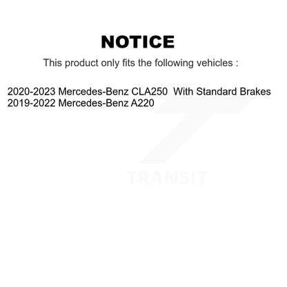 [Arrière] Disque de frein pour Mercedes-Benz A220 CLA250 KG-102008