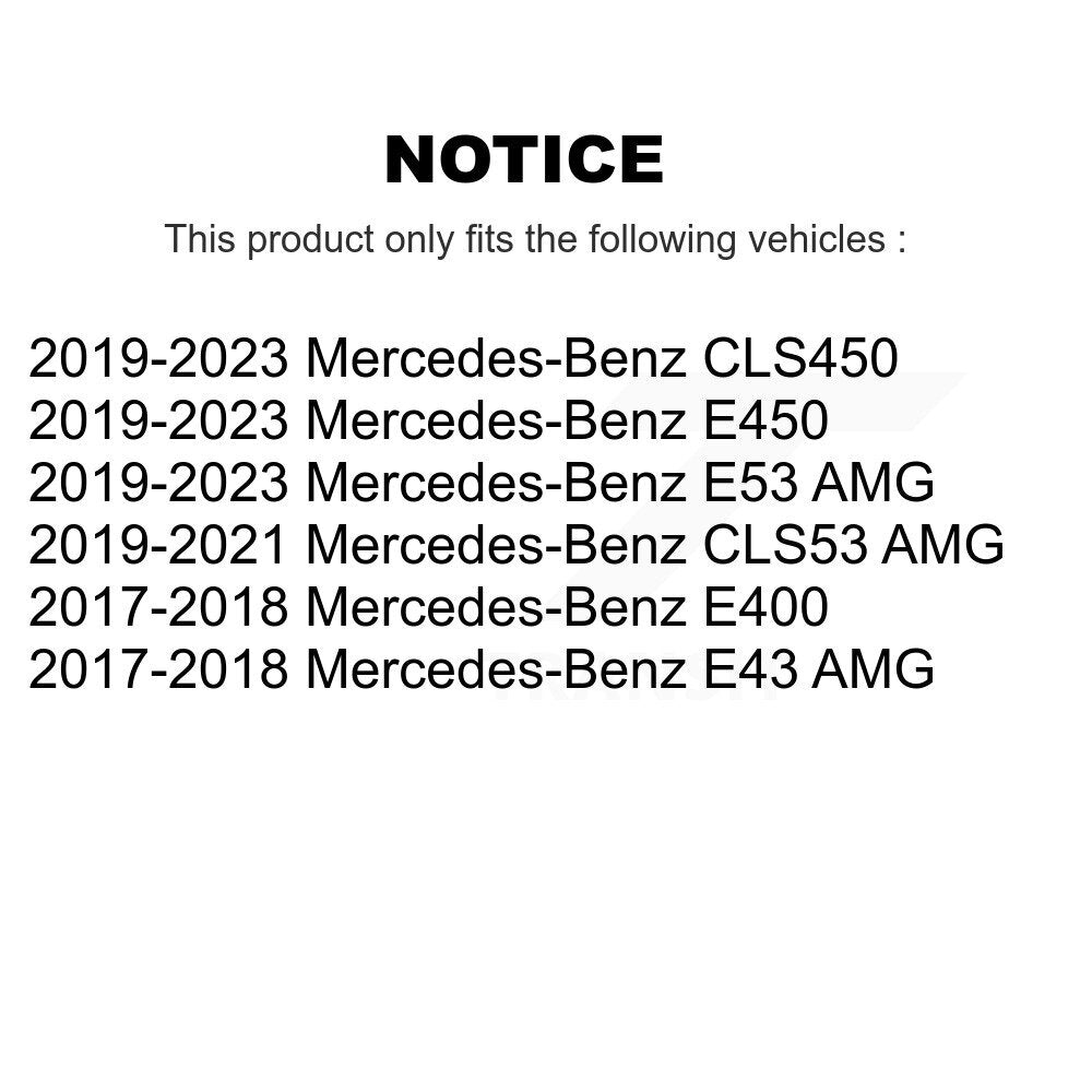 [Arrière] Disque de frein pour Mercedes-Benz E450 E400 E53 AMG CLS53 CLS450 E43 KG-102010