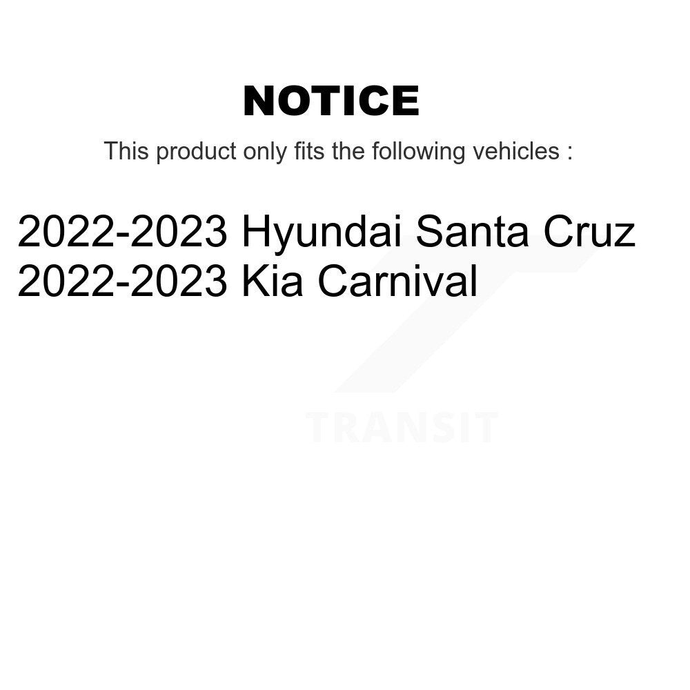 [Arrière] Disque de frein pour Kia Hyundai Carnival Santa Cruz Fe Sorento KG-102017