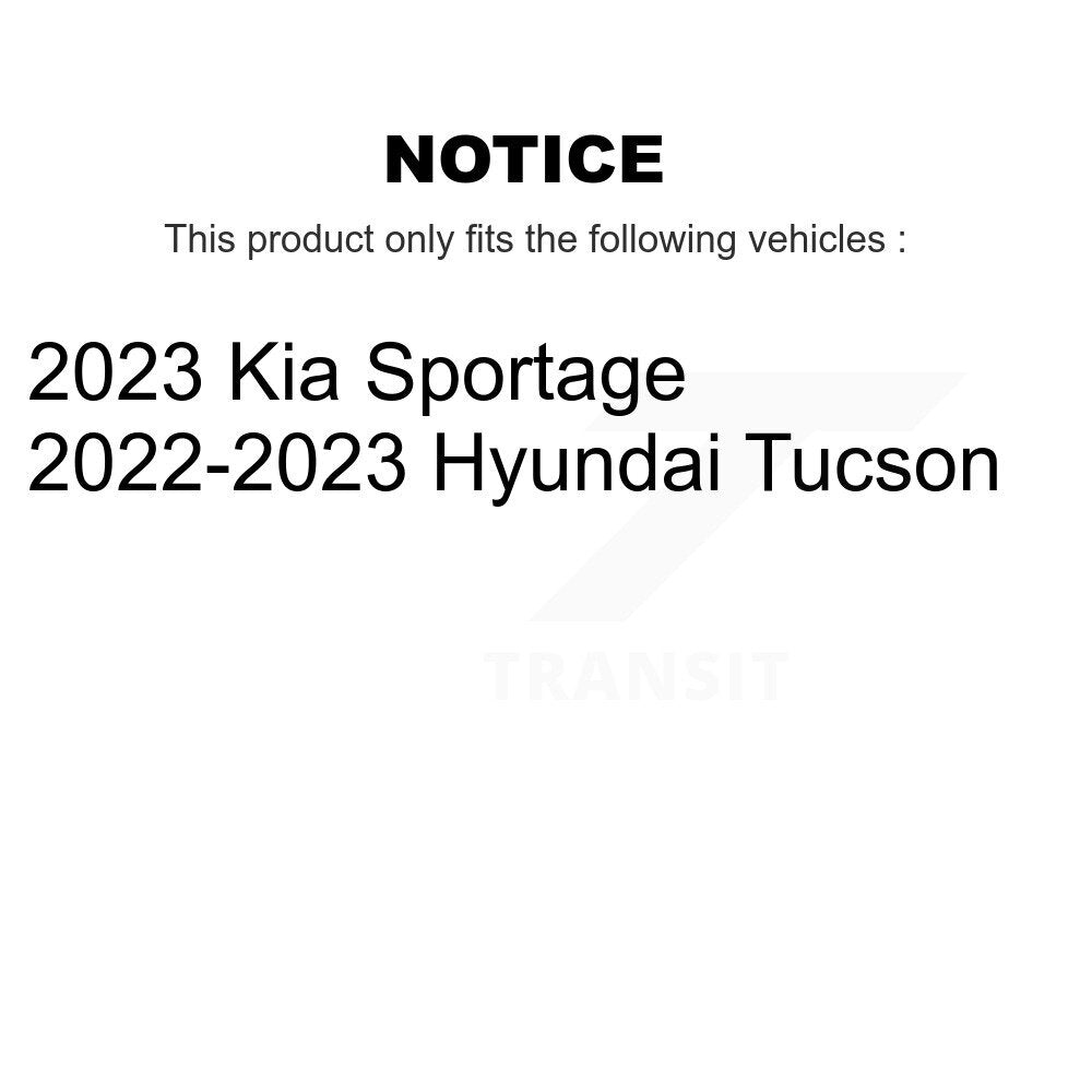 [Arrière] Disque de frein pour Hyundai Tucson Kia Sportage Kona Electric KG-102030