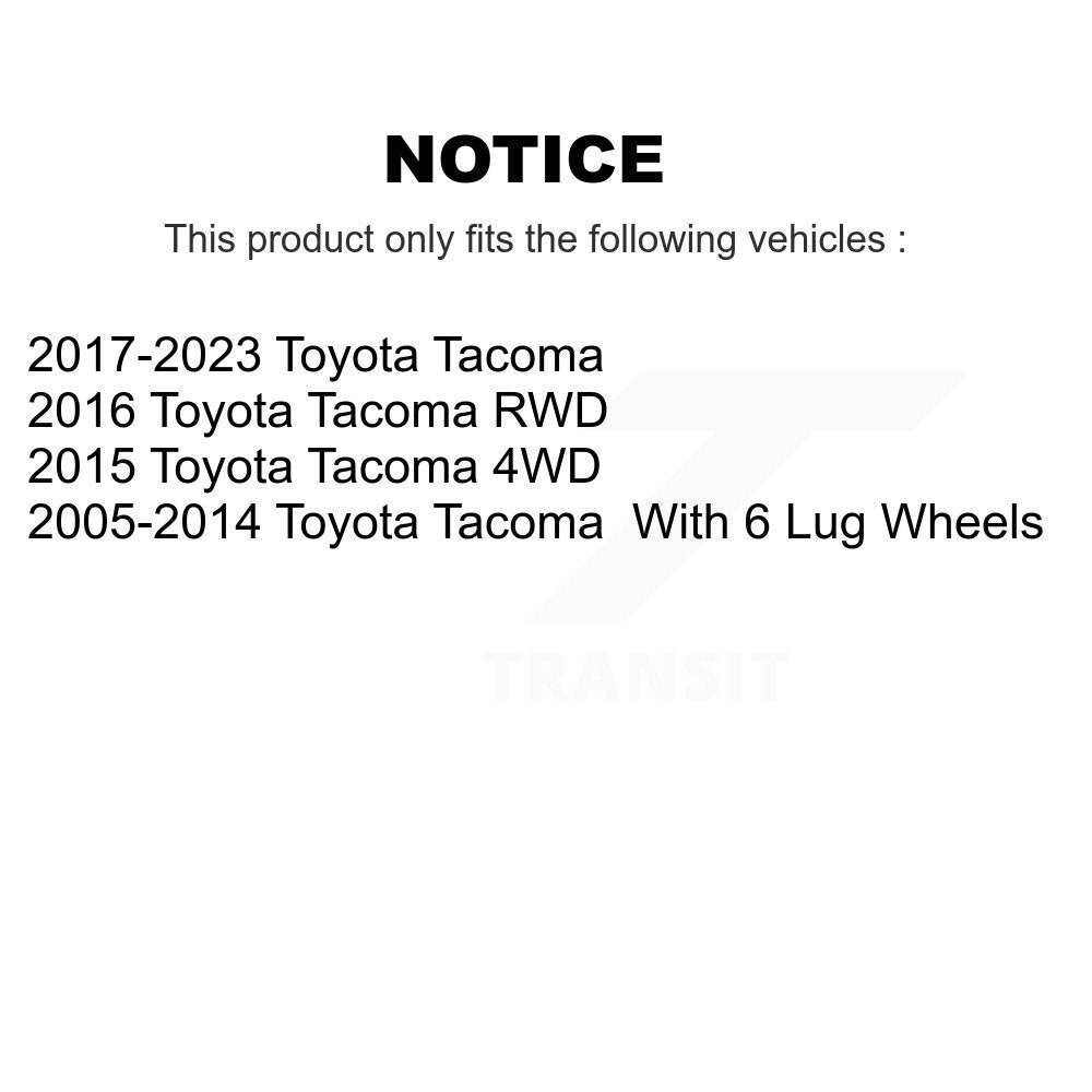 [Arrière] Tambour de frein pour Toyota Tacoma KG-102042