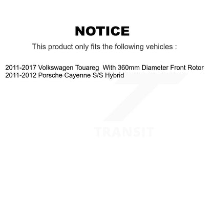 [Avant] Disque de frein pour Volkswagen Touareg Porsche Cayenne KG-102047