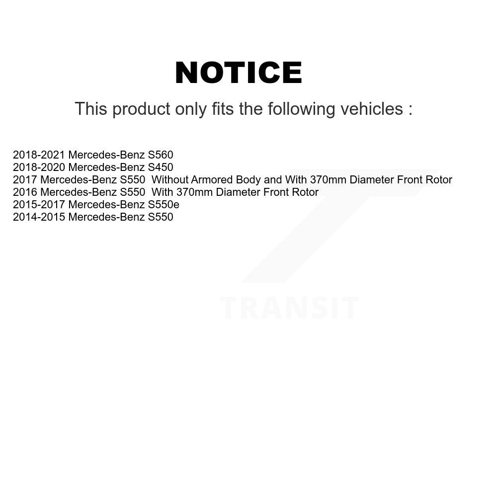[Avant] Disque de frein pour Mercedes-Benz S550 S560 S450 S550e KG-102051
