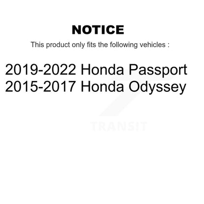 [Avant] Kit de disque (revêtu) et plaquette (céramique) de frein pour Honda Odyssey Passport KGC-100161