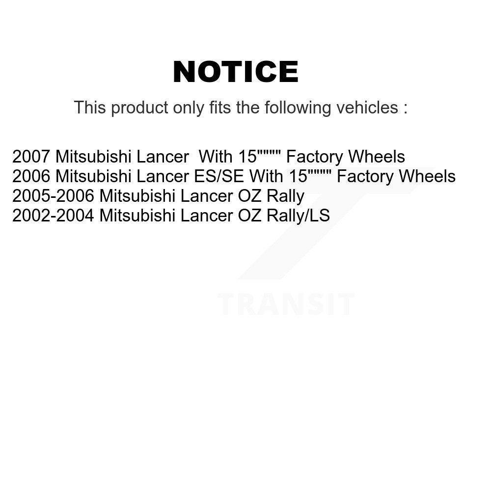 [Avant] Kit de disque (revêtu) et plaquette (céramique) de frein pour Mitsubishi Lancer KGC-100164