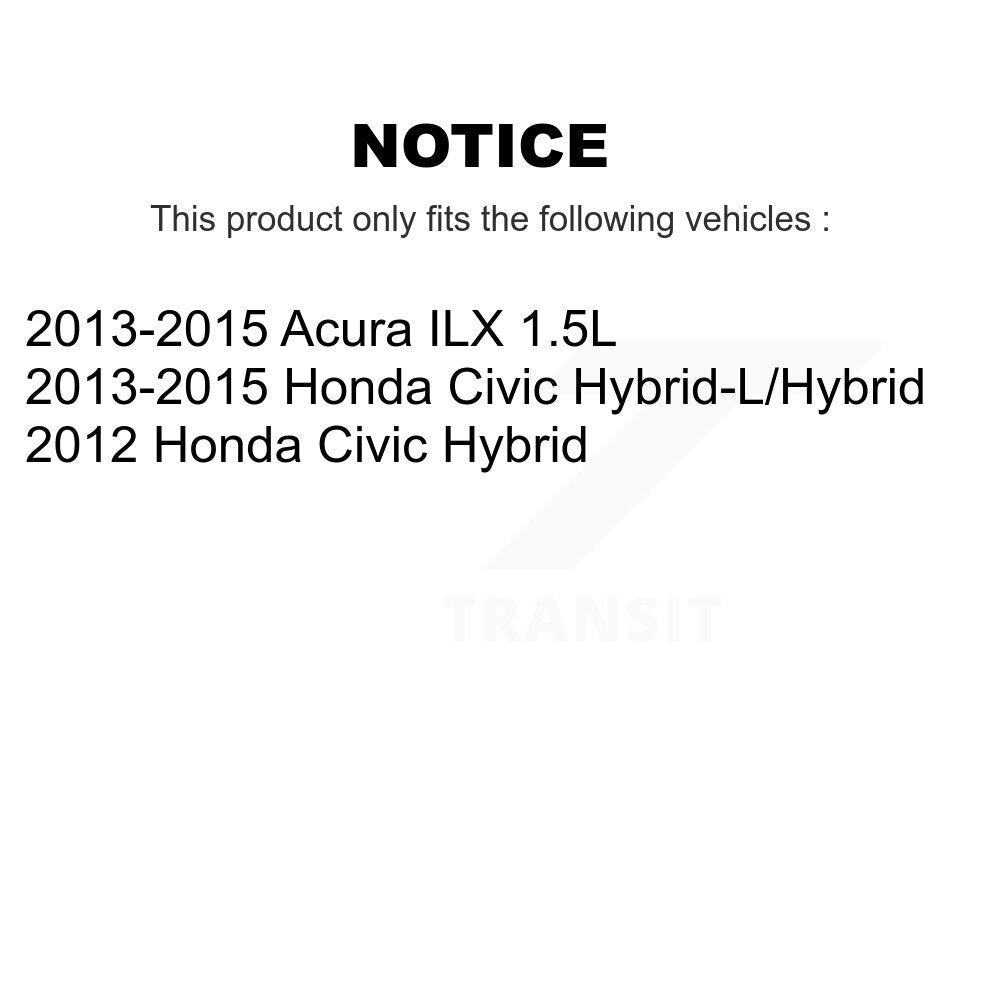 [Avant] Kit de disque (revêtu) et plaquette (céramique) de frein pour Honda Civic Acura ILX KGC-100309