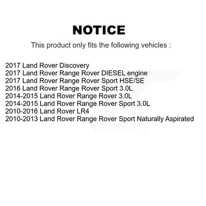 [Avant] Kit de disque (revêtu) et plaquette (céramique) de frein pour Land Rover Range Sport LR4 Discovery KGC-100494